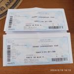 Vend billets de concert - Miniature