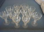 Verre a pied en cristal - Miniature