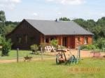 Maison en bois au bord étang - Miniature