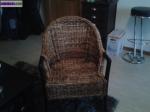 Fauteuil rotin neuf - Miniature