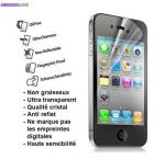 6 films de protection cristal pour apple iphone 4 - Miniature