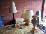 Lot 3 luminaires  + 1 chandelier + 1 vase + 1 miroir - Miniature