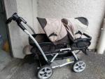 Poussette double peg perego - Miniature