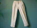 Pantalon okaïdi fille 8 ans blanc tbe - Miniature