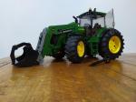 Tracteur john deere avec remorque - Miniature