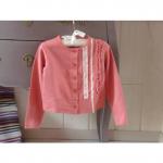 Gilet miss petit boy fille 4 ans rose tbe coton  - Miniature