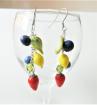 Boucles d 'oreilles avec petits fruits - Miniature