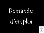 Demande d'emploi de tout genre - Miniature