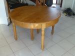 Table en chene ronde - Miniature