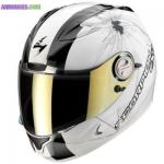 Casque intégral scorpion exo-1000 impact blanc.taille  m - Miniature